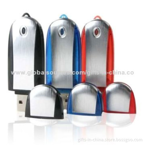 Metal USB Flash Drive with 128MB to 32GB Capacity, User-defined Color, Logos Design, USB2.0/3.0